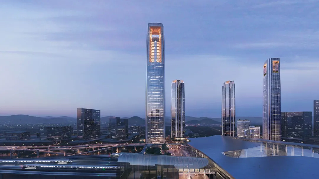 杭州唯一一座突破400米的摩天楼方案确定，设计取意“云端之窗”