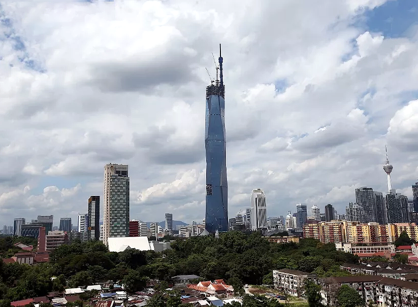 吉隆坡新地标封顶，超上海中心居世界第二高