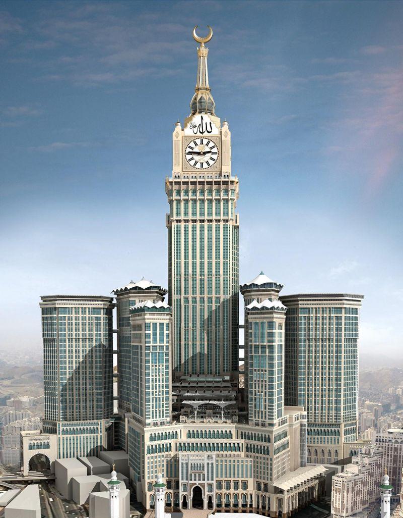 沙特第一、世界第三高摩天楼——麦加皇家钟塔饭店