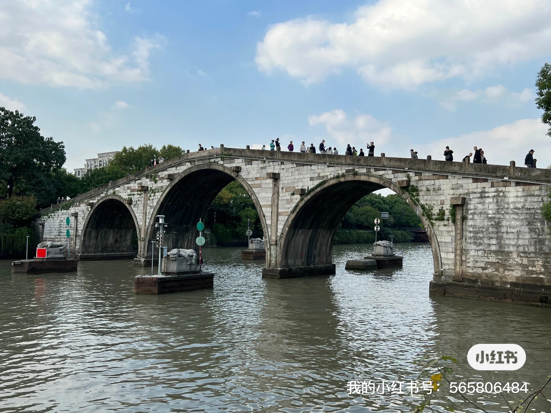 拱宸桥古代京杭运河进入杭州的标志性建筑