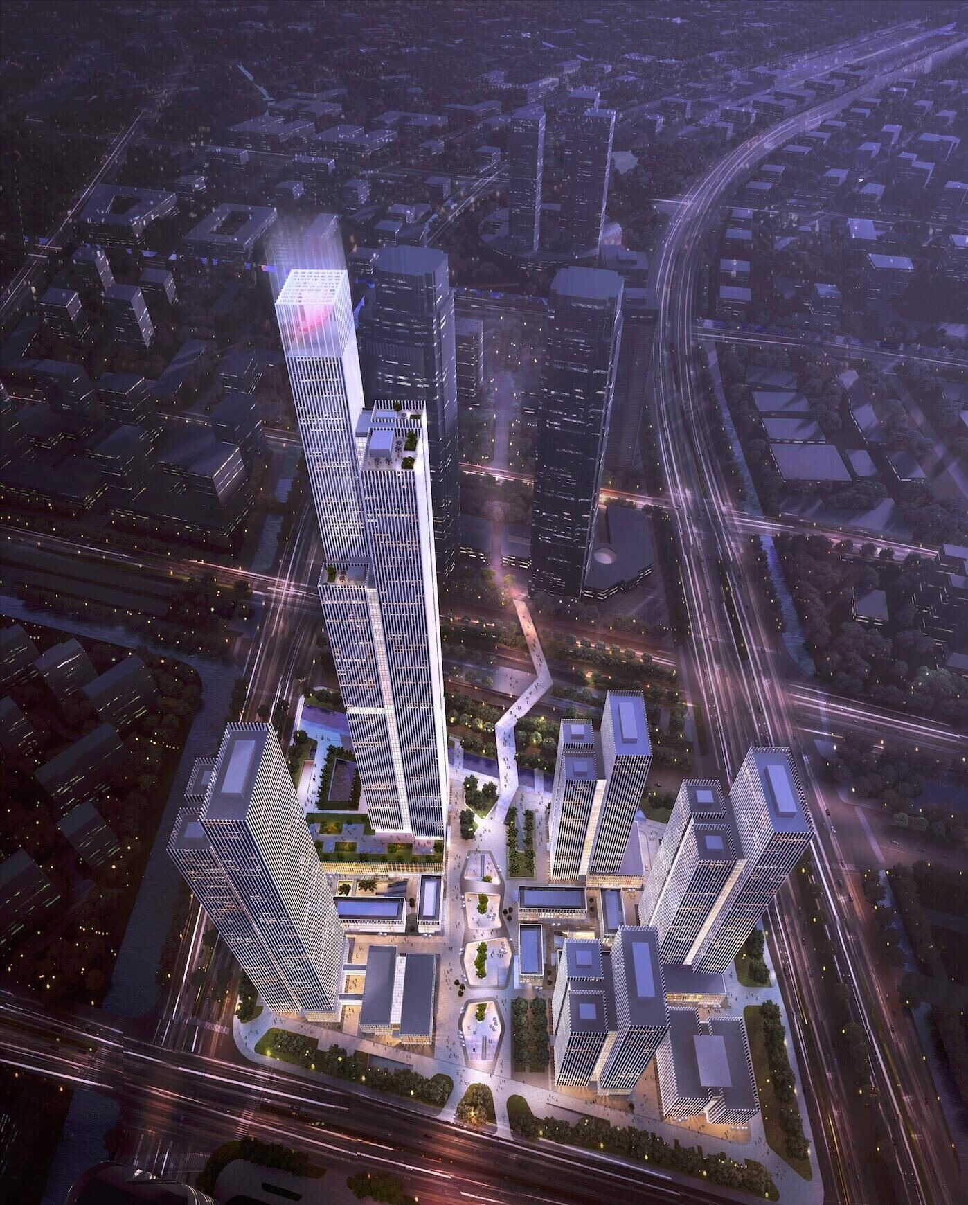 417米，88层，由GMP设计的南京摩天地标——金融城二期，最新进展