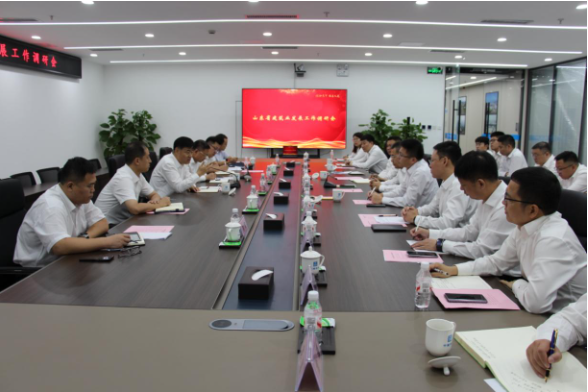 山东省住房城乡建设厅党组书记任海涛到驻鲁建筑业央企调研建筑业发展工作