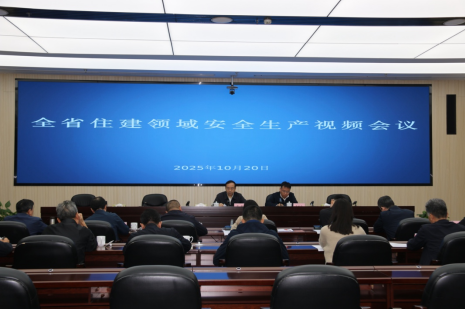 湖南省住建领域安全生产视频会议召开 坚决筑牢发展安全底线