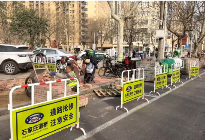 河北石家庄开展便道设施专项整治